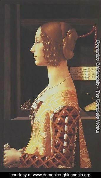 Domenico Ghirlandaio - Giovanna Tornabuoni